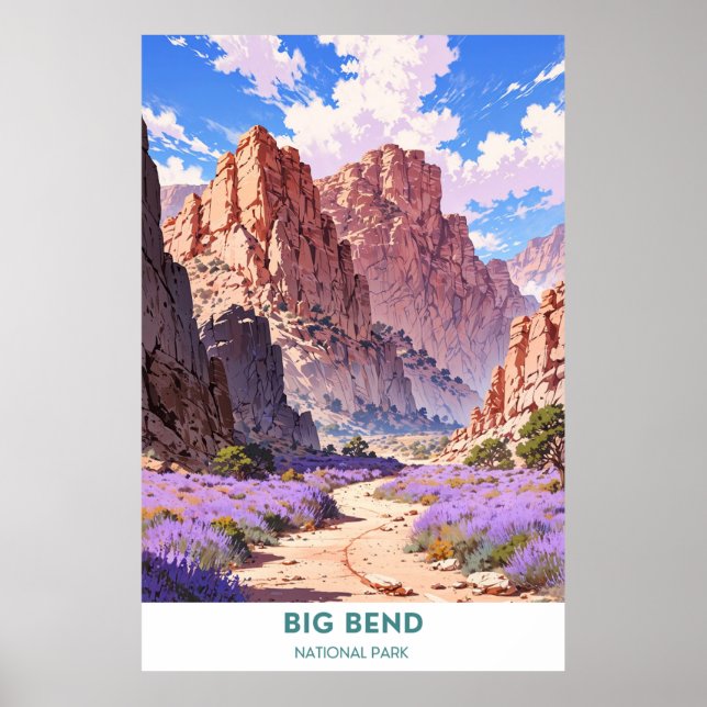 Affiche Parc national Big Bend (Devant)