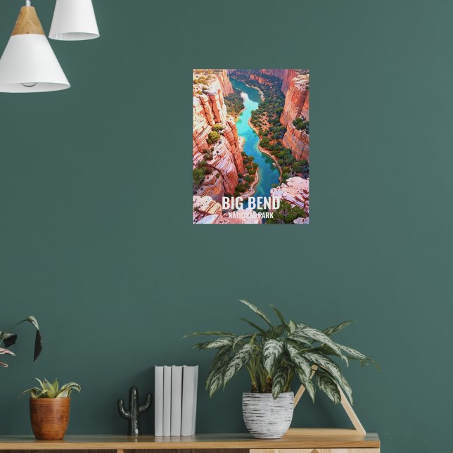 Affiche Parc national Big Bend, Texas (Salon 1)
