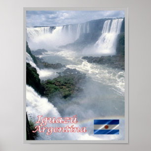 Affiche Parc national - Cascades d'Iguazú - Argentine -