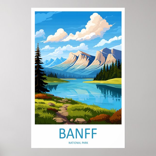Affiche Parc national de Banff 1 (Devant)