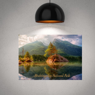 Affiche Parc national de Berchtesgaden pittoresque