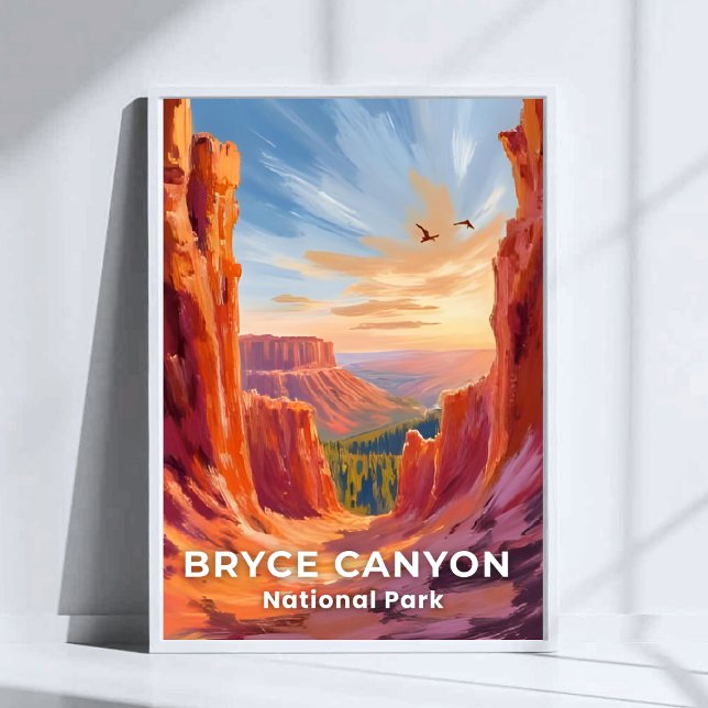 Affiche Parc national de Bryce Canyon | Voyage dans l'Utah (Créateur téléchargé)