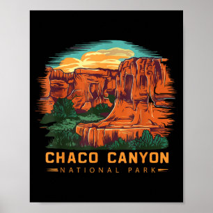 Affiche Parc national de Chaco Canyon