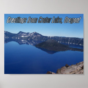 Affiche Parc national de Crater Lake