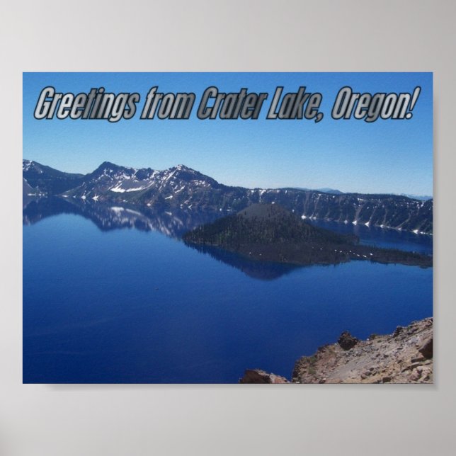 Affiche Parc national de Crater Lake (Devant)