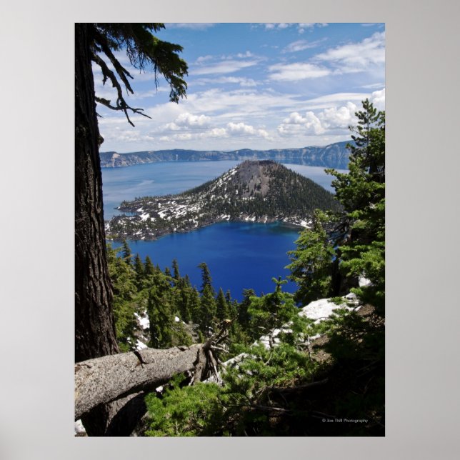 Affiche Parc national de Crater Lake - Wizard Island (Devant)