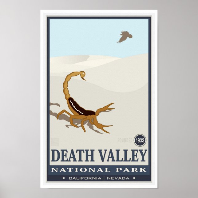 Affiche Parc national de Death Valley 2 (Devant)