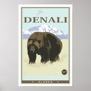 Affiche Parc national de Denali