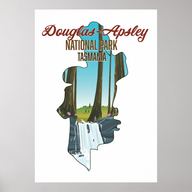 Affiche parc national de douglas-apsley, Tasmanie (Devant)