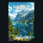 Affiche Parc national de Durmitor Monténégro Art de voyage<br><div class="desc">Conception de l'illustration vectorielle Durmitor. Durmitor est un massif situé dans le nord-ouest du Monténégro. Il fait partie des Alpes Dinariques.</div>