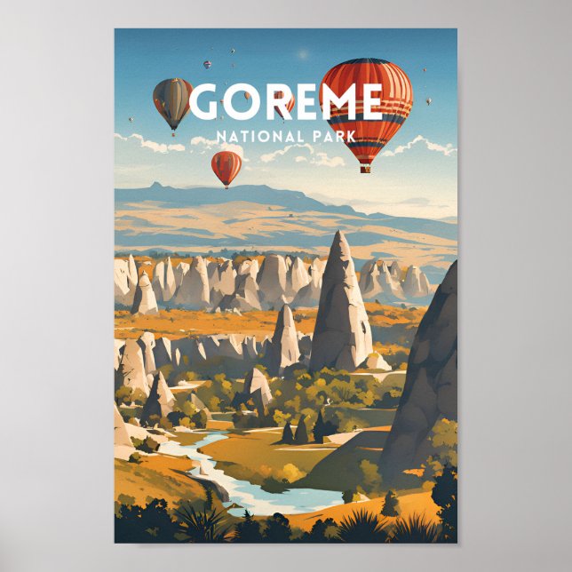 Affiche Parc national de Goreme Voyage (Devant)