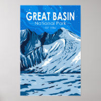 Parc national de Great Basin Wheeler Peak Vintage