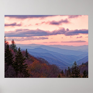 Affiche Parc national de Great Smoky Mountain