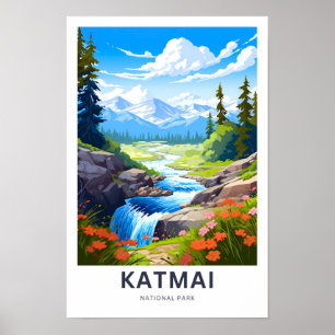 Affiche Parc national de Katmai