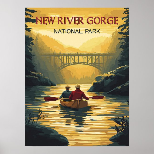 Affiche Parc national de la Nouvelle Gorge (Devant)