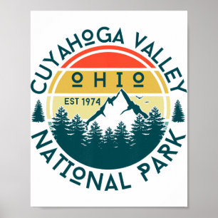 Affiche Parc national de la vallée de Cuyahoga Ohio Randon