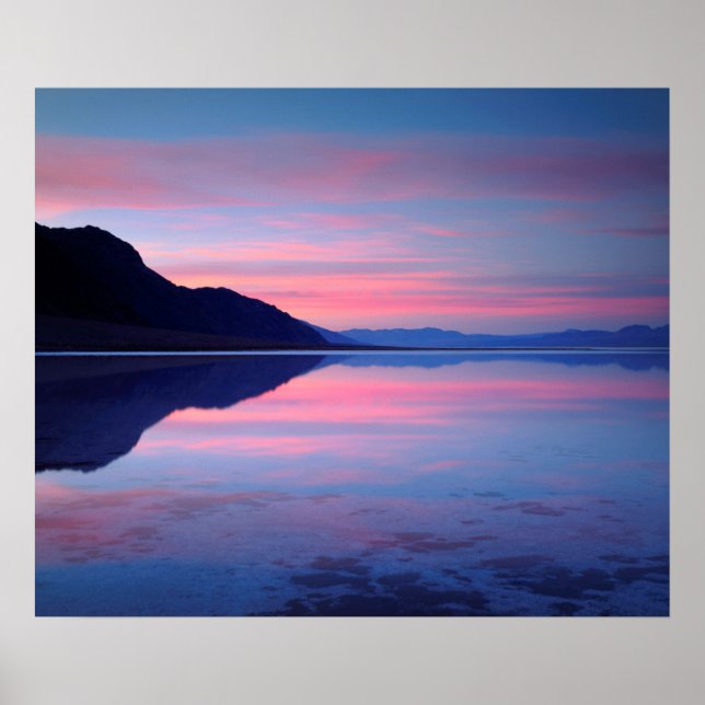 Affiche Parc national de la vallée de la Mort. Badwater à  (Devant)