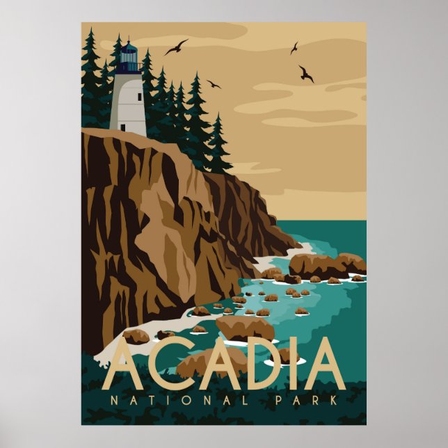 Affiche Parc national de l'Acadie (Devant)