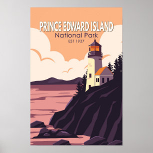 Affiche Parc national de l'Île-du-Prince-Édouard Canada Vi