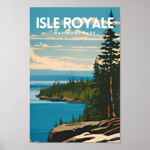 Affiche Parc national de l'Isle Royale