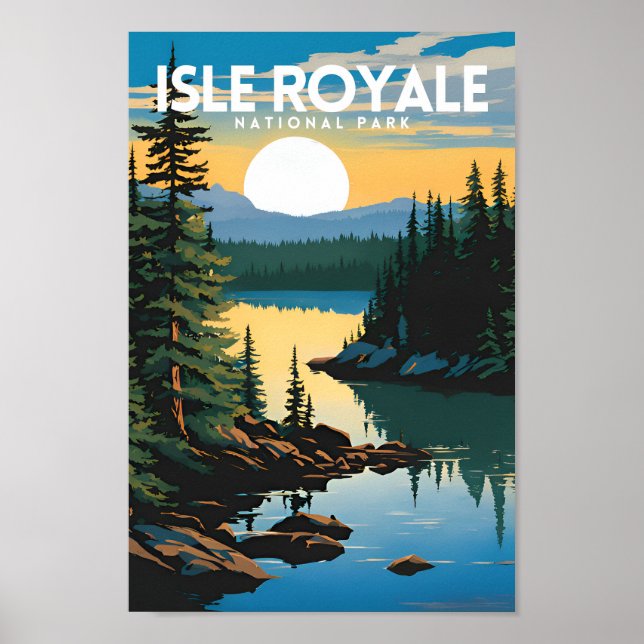 Affiche Parc national de l'Isle Royale (Devant)