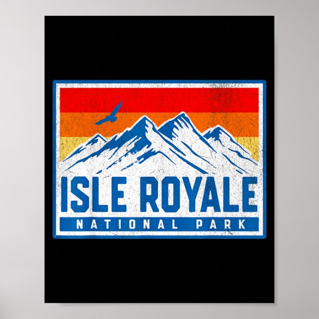 Affiche parc national de l'isle royale  (Devant)