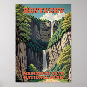 Affiche Parc national de Mammoth Cave du Kentucky V01