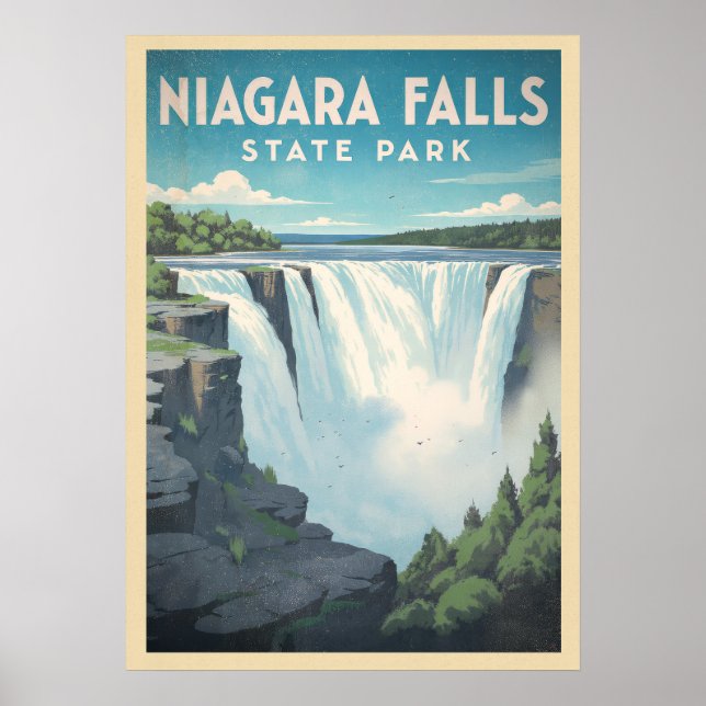 Affiche Parc national de Niagara Falls V01 (Devant)