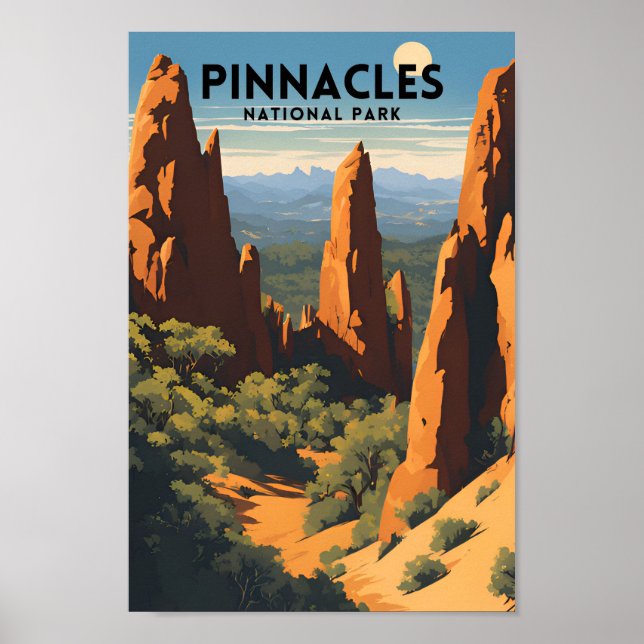 Affiche Parc national de Pinnacles (Devant)