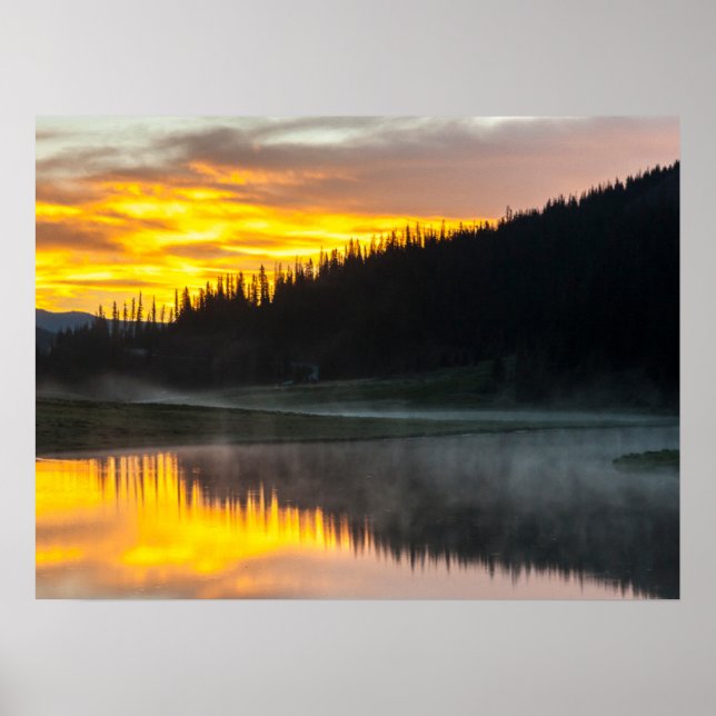 Affiche Parc national de Rocky Mountain Colorado (Devant)