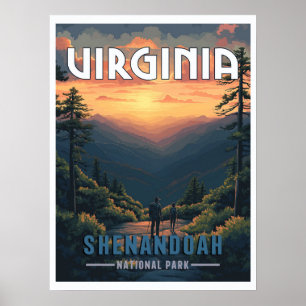 Affiche Parc national de Shenandoah, Virginie