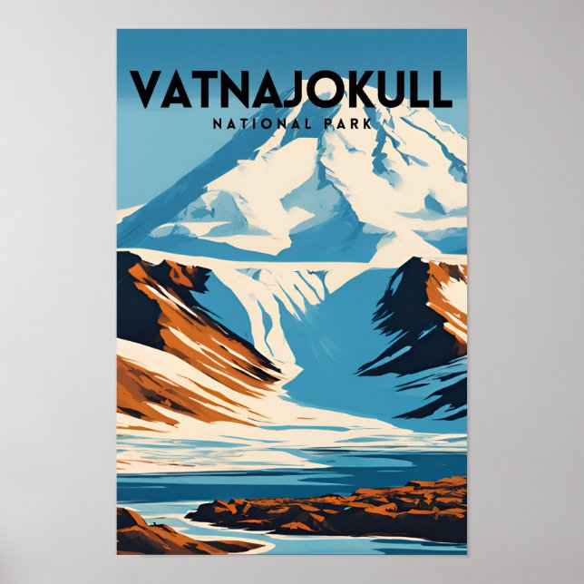 Affiche Parc national de Vatnajokull (Devant)
