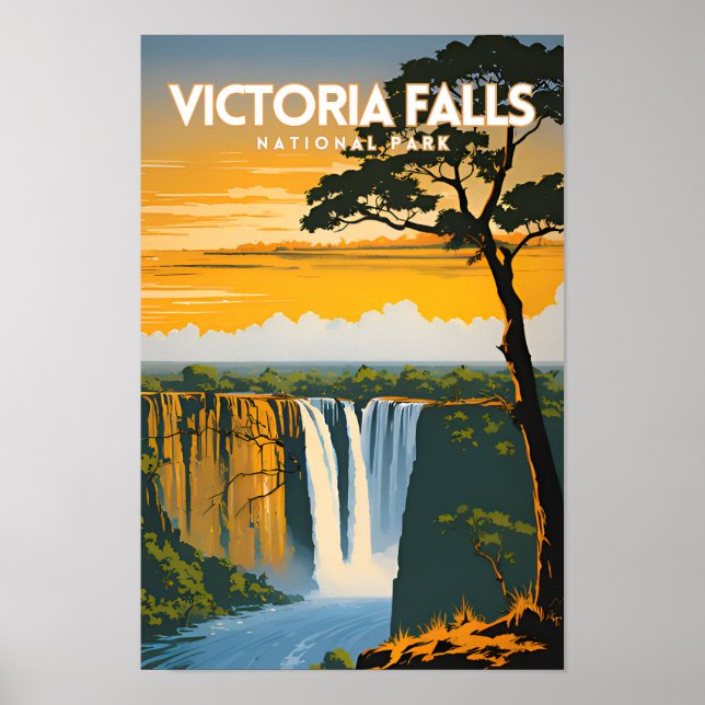Affiche Parc national de Victoria Falls (Devant)