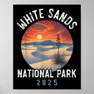 Affiche Parc national de White Sands Randonnée Souvenir Ho