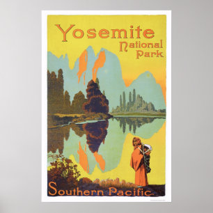 Affiche Parc national de Yosemite