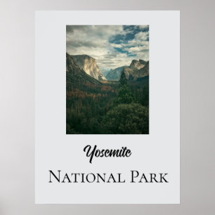 Affiche Parc national de Yosemite