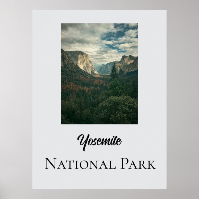 Affiche Parc national de Yosemite (Devant)