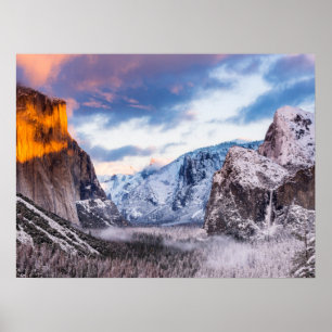 Affiche Parc national de Yosemite, Californie