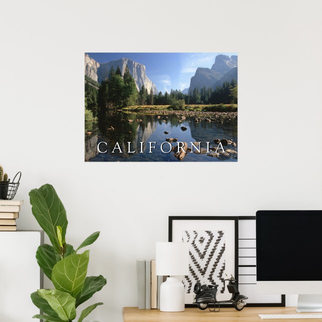 Affiche Parc national de Yosemite | Californie (Bureau à domicile)