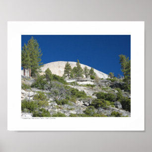Affiche Parc national de Yosemite - demi de dôme
