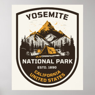 Affiche Parc national de Yosemite Extérieur et nature
