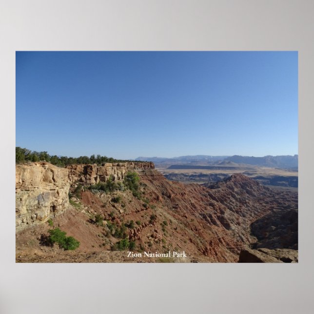 Affiche Parc national de Zion (Devant)