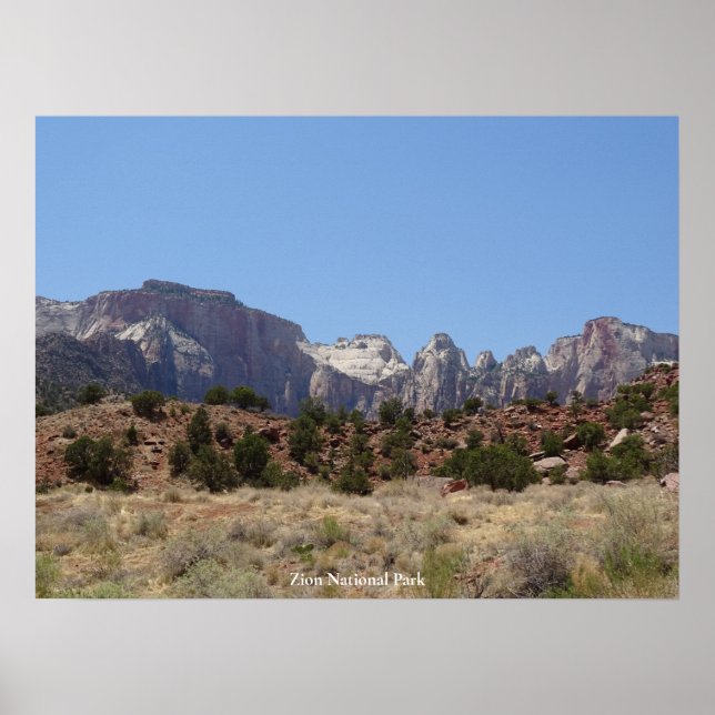 Affiche Parc national de Zion (Devant)