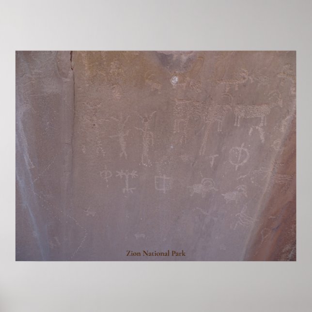 Affiche Parc national de Zion (Devant)