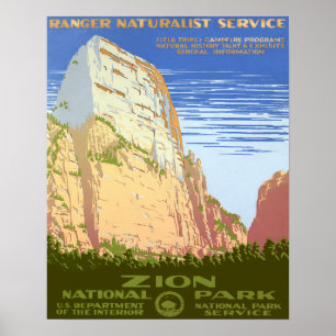 Affiche Parc national de Zion
