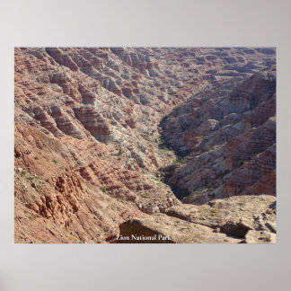 Affiche Parc national de Zion