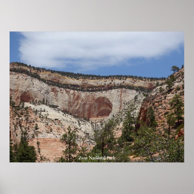 Affiche Parc national de Zion (Devant)
