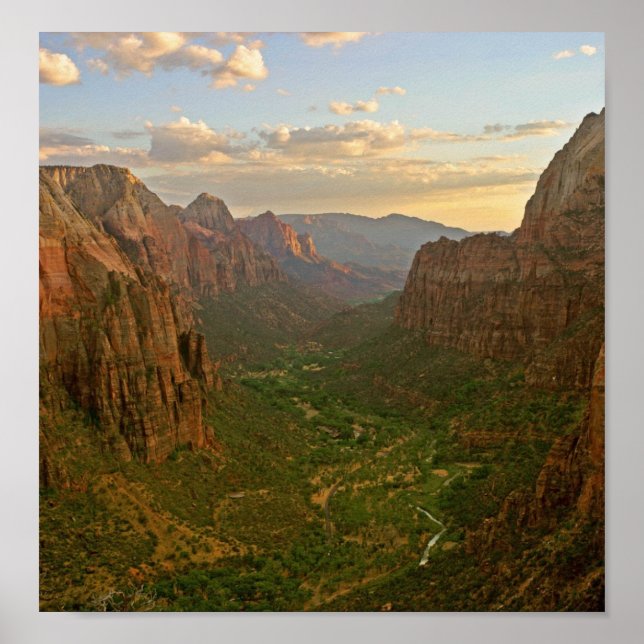 Affiche Parc national de Zion - Angels Landing (Devant)