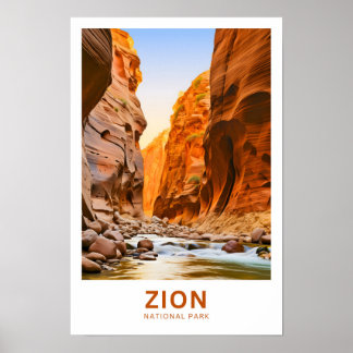 Affiche Parc national de Zion Imprimer