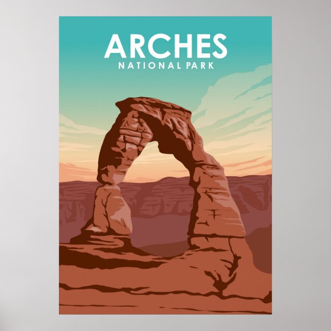 Affiche Parc national des Arches (Devant)